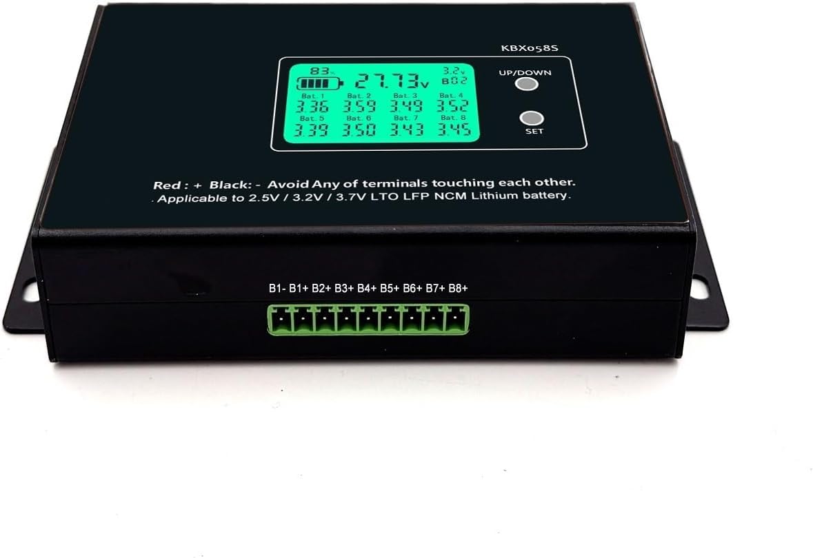 Battery Equalizer KBX054S KBX058S Voltage Controller Battery Equalizer Batteries Balancer Lead Acid Li-ion Series 2.5V 3.2V 3.7V Battery Voltage Balancer(KBX058S)