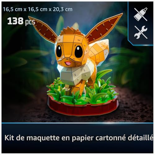 4D Build Puzzle 3D Pokémon Évoli 238 Pièces Jeu Enfant Et + - vue 3