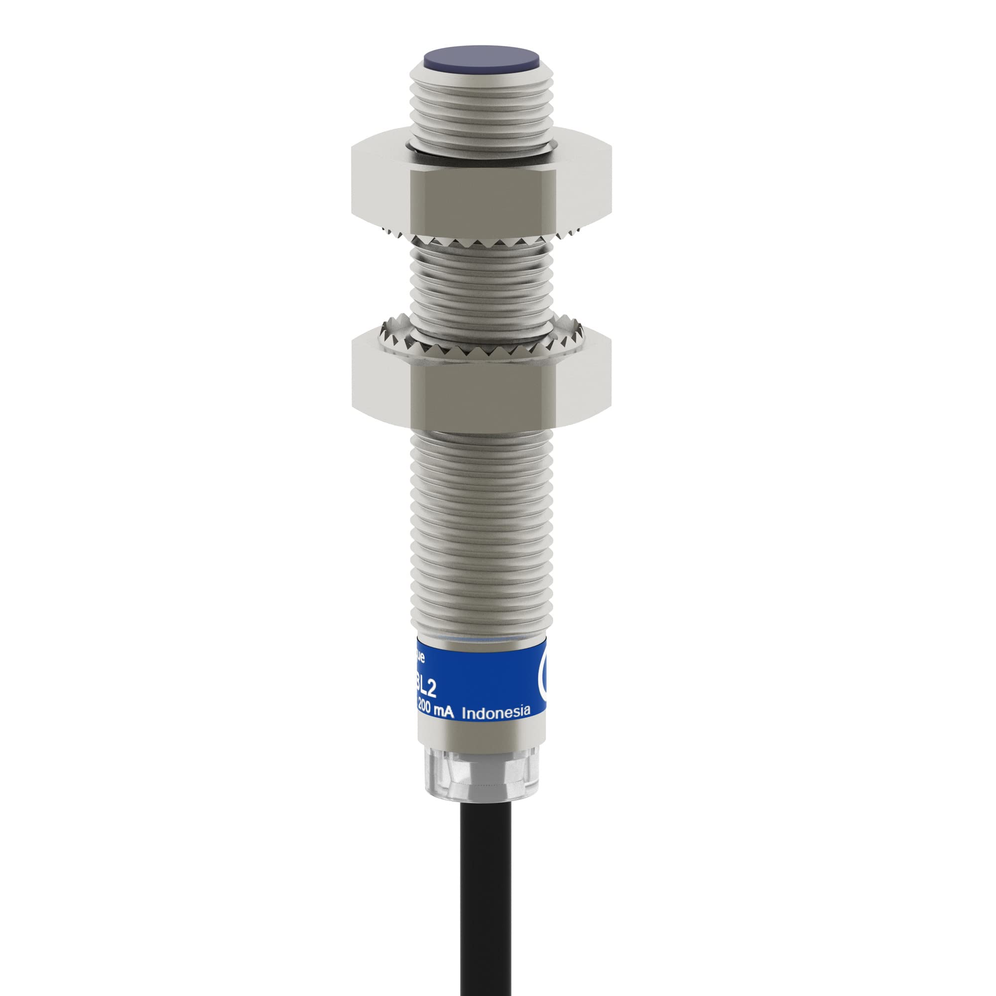 Schneider XS508B1PAL2 XS5 indukcyjny przełącznik zbliżeniowy M8, L33 mm, Edels, Sn 1,5 mm, 12-24 V DC, kabel, 2 m