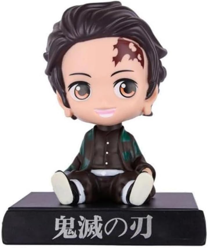 Super Hero Action Figure Limited Edition Bobblehead with Mobile Holder for Car Dashboard, Office Desk & Study Table - Iron Man
