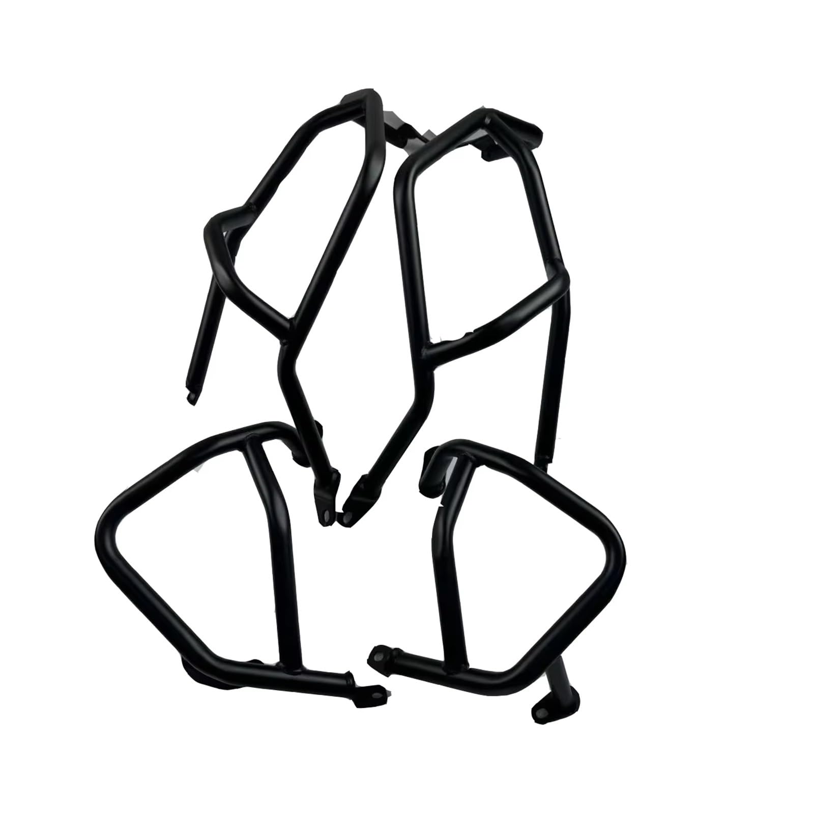 Paramotore Tubolare Protezione Motore Superiore E Inferiore Per Moto Barra Antiurto Per Autostrada Protezione Telaio Paraurti Per VOGE 900 Per DSX Motorcycle motore Paraurti(A Set Black)