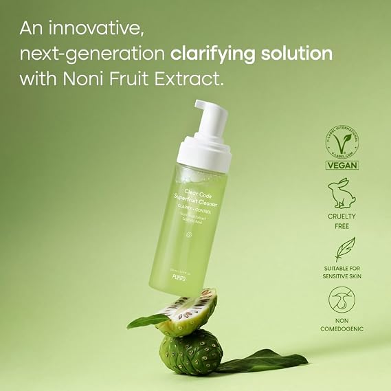 PURITO Superfruit Cleanser for Sensitive Skin, 5.07 fl.oz