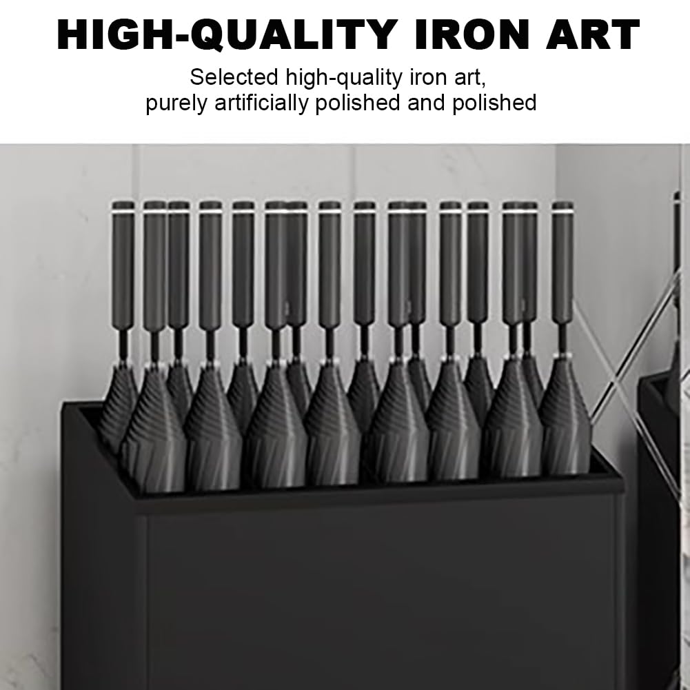 Heavy Du Metal Rolling Cart con vassoio antigoccia rimovibile Lar Capaci Iron Sto Solut per ingressi commerciali portatile e design