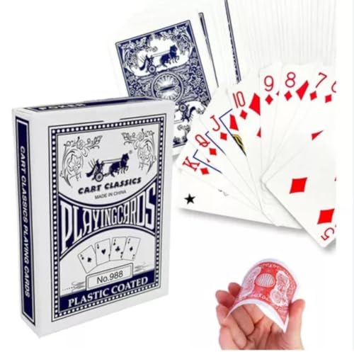 2 oder 12 Poker-Karten, Ramino, französische Karte, Maßstab 40, Machiavelli, Texas Holdem Poker, Canasta, Blackjack, Burraco, Pinnacolo N988 Classic (2) – Bild 5