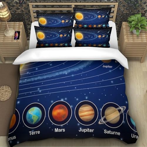 Housse de couette 3D imprimée pour s'endormir sous les étoiles - 5