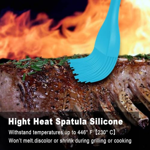 Image of Walfos Silicone Basting Pastry Brush, 600℉ Heat Resistant Pastry Brush for BBQ Grill Baking Kitchen Cooking, BPA Free and Dishwasher Safe