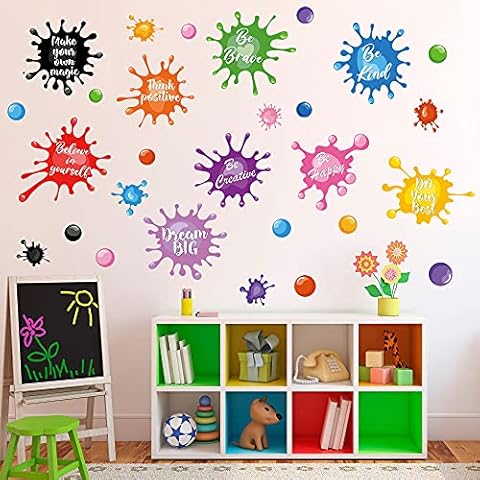 Colorful Inspirational Quotes Wall Decals by Sinekong Cover