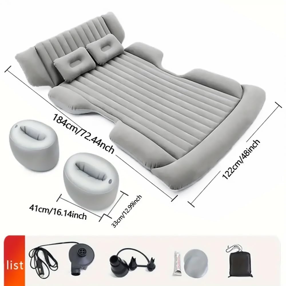 Colchón Coche Inflable, para Ford Puma Puma ST Puma ST-Line X 2020-2024 Cómodo Duradero Cama Aire Portátil Viajes Grueso y Aterciopelado, Colchon﻿ Inflable Camping,A