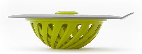 Miniatura 2 de Full Circle Sinksational - Colador para fregadero con tapón, color verde