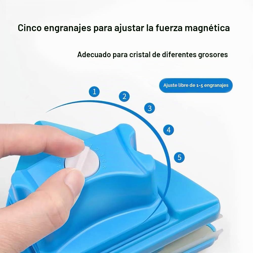 Limpiador magnético de ventanas para doble acristalamiento (grosor del cristal 4-24 mm)