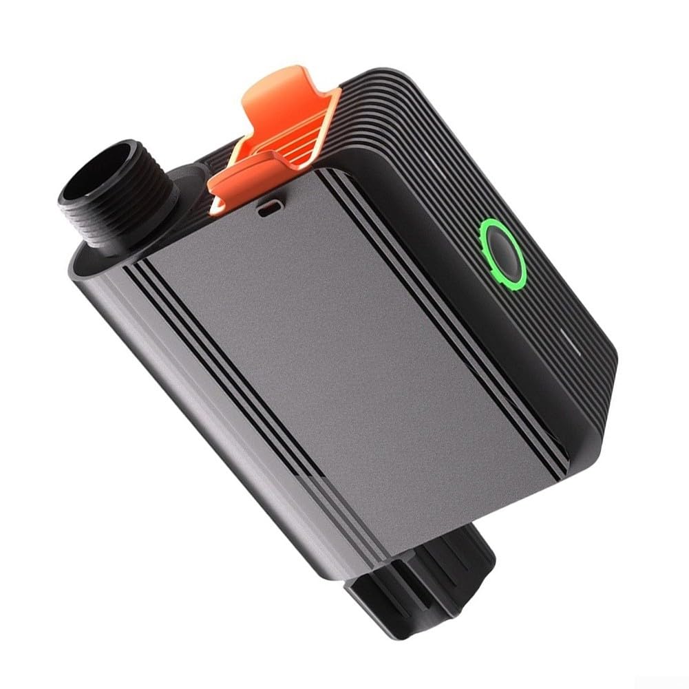FABULETTA Válvula de agua inteligente para controlador de riego automatizado Zigbee con control remoto por aplicación, temporizador de sistema de riego de jardín de plástico (SWV-BSP)