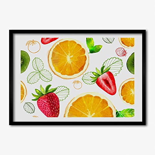 Tableau Cadre en Bois 70x50 cm Tulup | Décoration Murale Cuisine et Salon