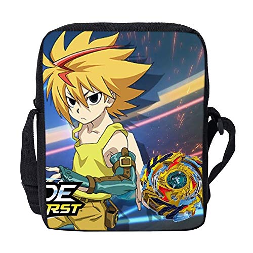Beyblade Mochila Casual Bolsas de Mensajero for niños Impresión de Dibujos Animados