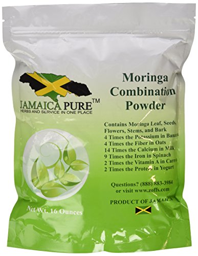 Moringa Combination Powder 16 Oz (Includes Leaves, Seeds, Pods, Stems, Barks Etc)