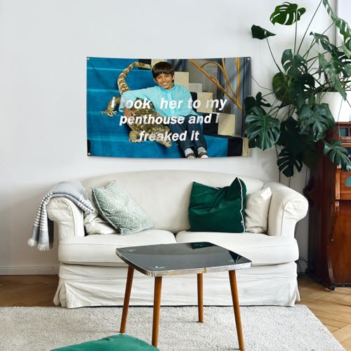 Glogi I Took Her To My Penthouse And I Freaked It Art Tapestry 3X5 Feet Home Decoration Tapestry Bedroom thumb #5