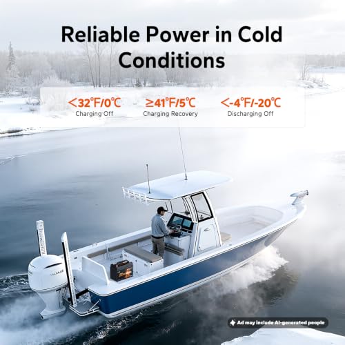 Image of LiTime 24V 100Ah Mini Bluetooth Lithium Battery with 20A IP67 Waterproof Charger, 6000+ Deep Cycle, Group 31+ Size, Built-in 100A BMS for Marine Boat Trolling Motor Off-grid RVs
