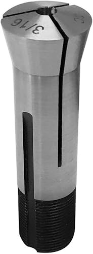 Miniatura 3 de DBM IMPORTS 316'' Round Collet 3C for Chuck Tool Lathing Lathe Machinist 0.4in Negro adaptador de cable