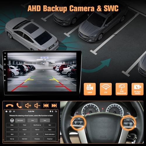 Naifay Android Car Radio for Honda Accord 8th 2008 2009 2010 2011 2012 2013 Stereo, 10.1inch IPS Touch Screen for Honda Accord Car Stereo with Carplay Android Auto/Bluetooth/GPS/WiFi/FM/Camera/MIC by Naifay - Image 6