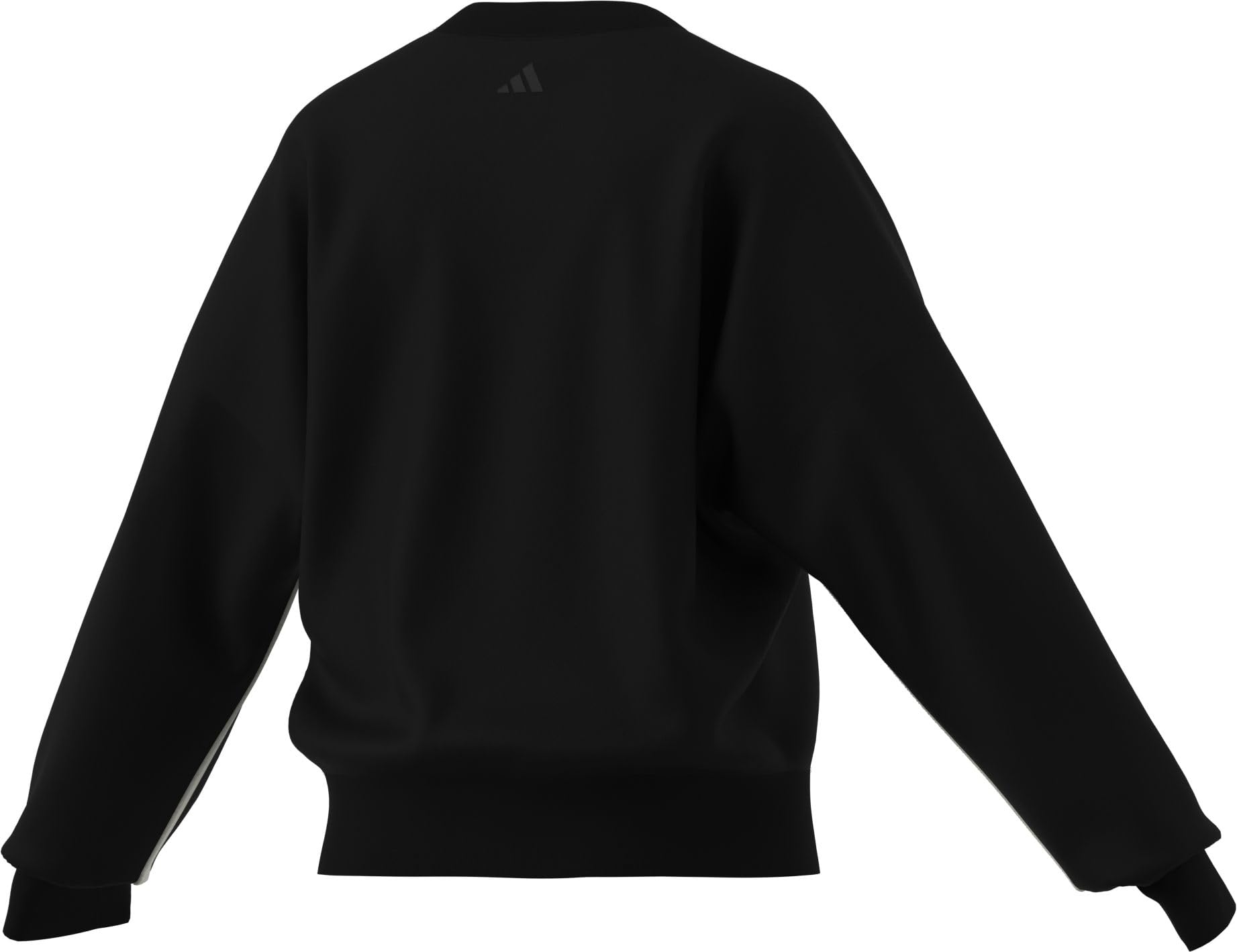 adidas dames Seasonal Essentials Colorpop Sweatshirt with Embroidered Graphic, black/off white, S