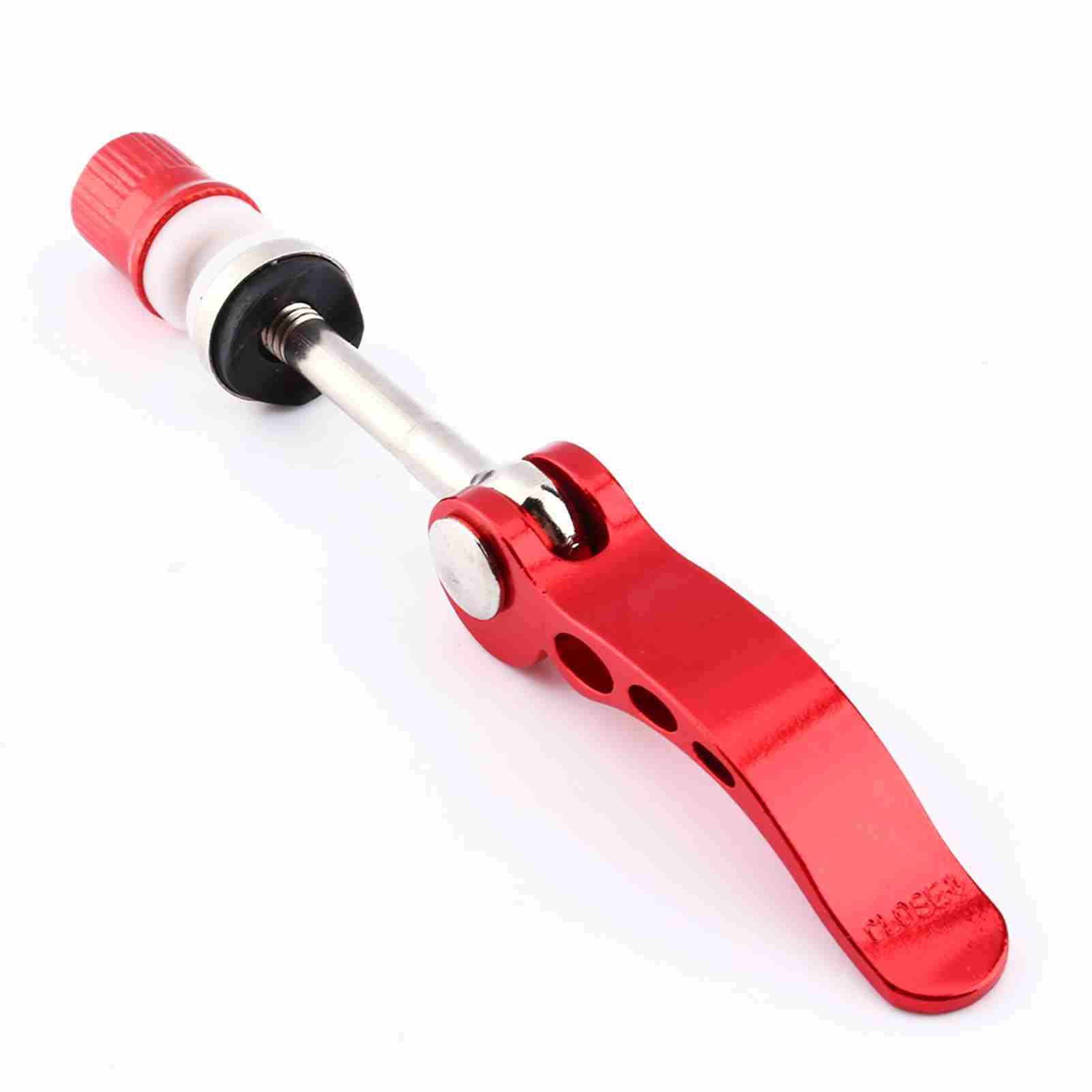 Convenient Bike SeatPost Quick Releaser - Easy Height Adjustment, Quick Release Design - Ideal for Cyclists - Includes Plastic and Metal Cushions for Comfort