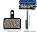 Corki Cycles 2 Pairs Semi-Metallic Bike Disc Brake Pads for TRP Tektro Shimano