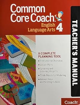 Common Core Coach English Language Arts 4, Teacher's Manual