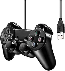 Controle Usb para PC Computador Notebook Joystick Dualshock Analógico - Feir FR-202