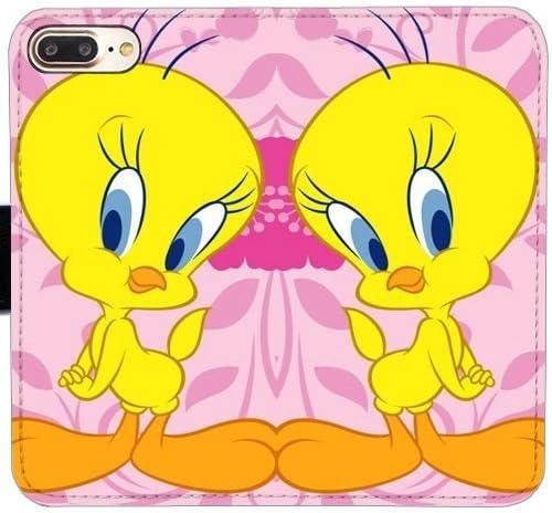 iPhone 7 Plus Case iPhone 7 Plus Case Wallet Tweety Bird[Card Slots]Flip Folio Wallet Case Synthetic Leather Shell Scratch Resistant Protective Cover for iPhone 7 Plus Case MXAM4059697[Free Tempered Glass Screen Protector]