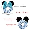 6 Pack Mouse Ears Scrunchies Velvet Sparkle Sequin... #5