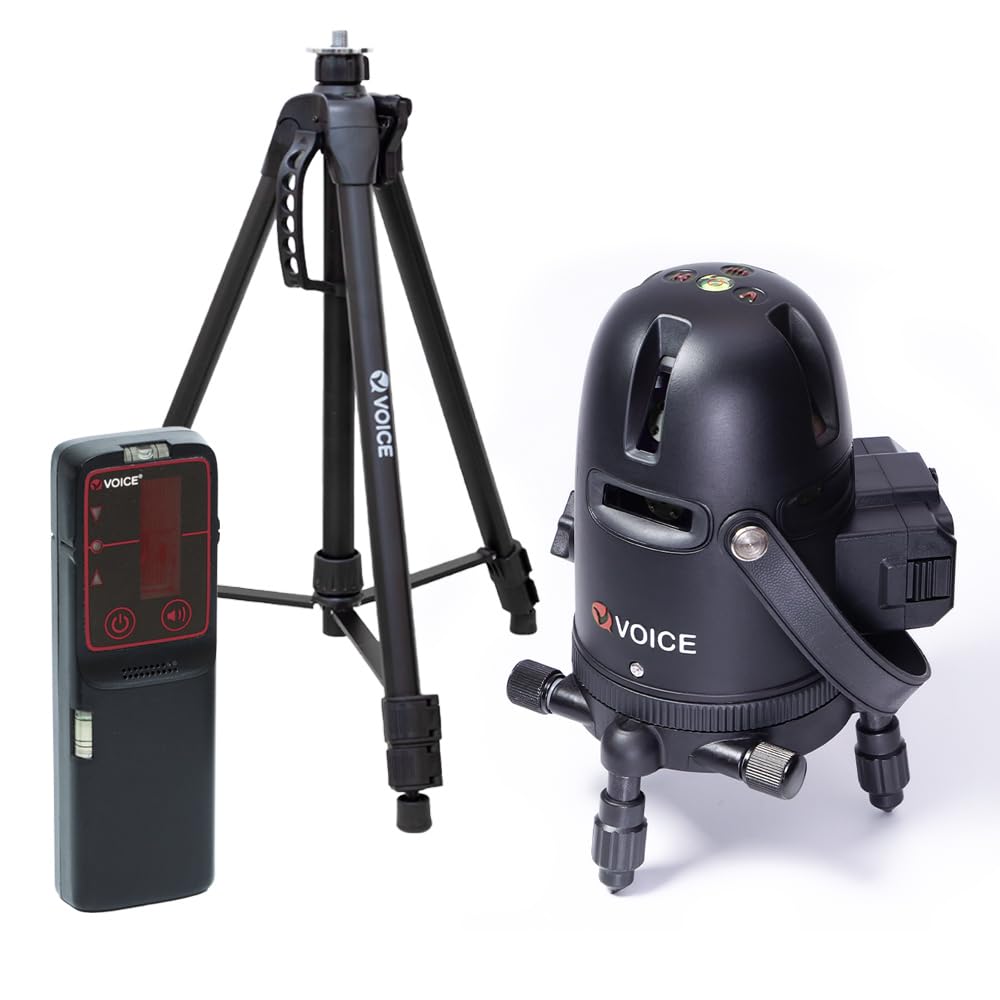 Amazon | VOICE レーザー墨出し器 5ラインレーザー Model-R5