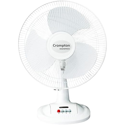 Crompton HISPEED Gale Classic 400 mm Table Fan Superior Air