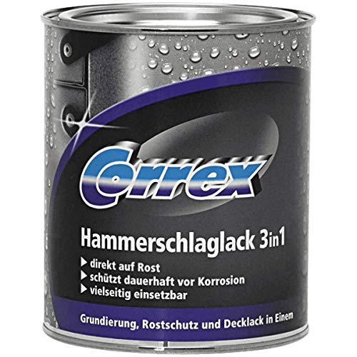Correx 135060675500100 Hammer Paint 3 in 1 750 ml Dark Green