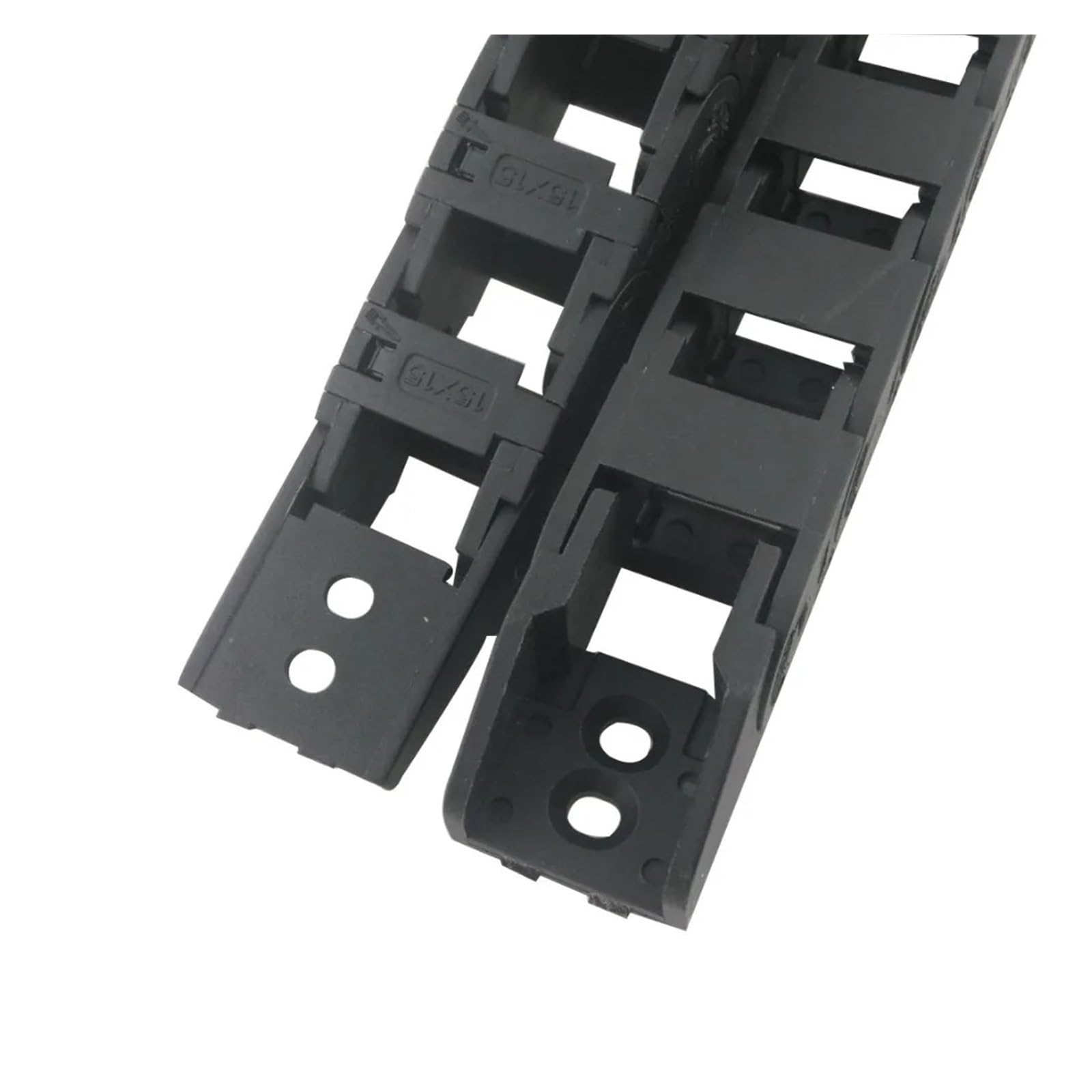 Equipos industriales Cadenas de transmisión Cadena de Arrastre de Cable de Nailon Reforzado con plástico, tamaño Interno L1010mm, 15x15mm Cadenas de transmisión