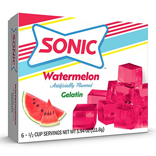 SONIC Watermelon Gelatin, 3.94 Oz. – Fat Free Dessert Mix with Iconic SONIC Drive-In Flavor - image 4
