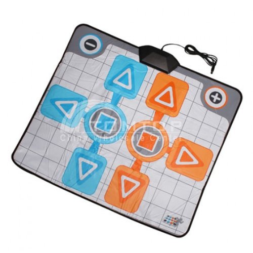 Andoer Antidérapant DANCE REVOLUTION TAPIS PAD pour Nintendo WII 1 ou 2 joueurs - Compatible Family Trainer Mat Cover
