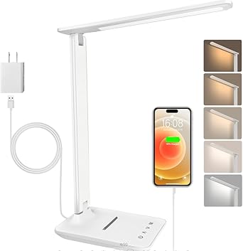 Lampada da scrivania con porta USB