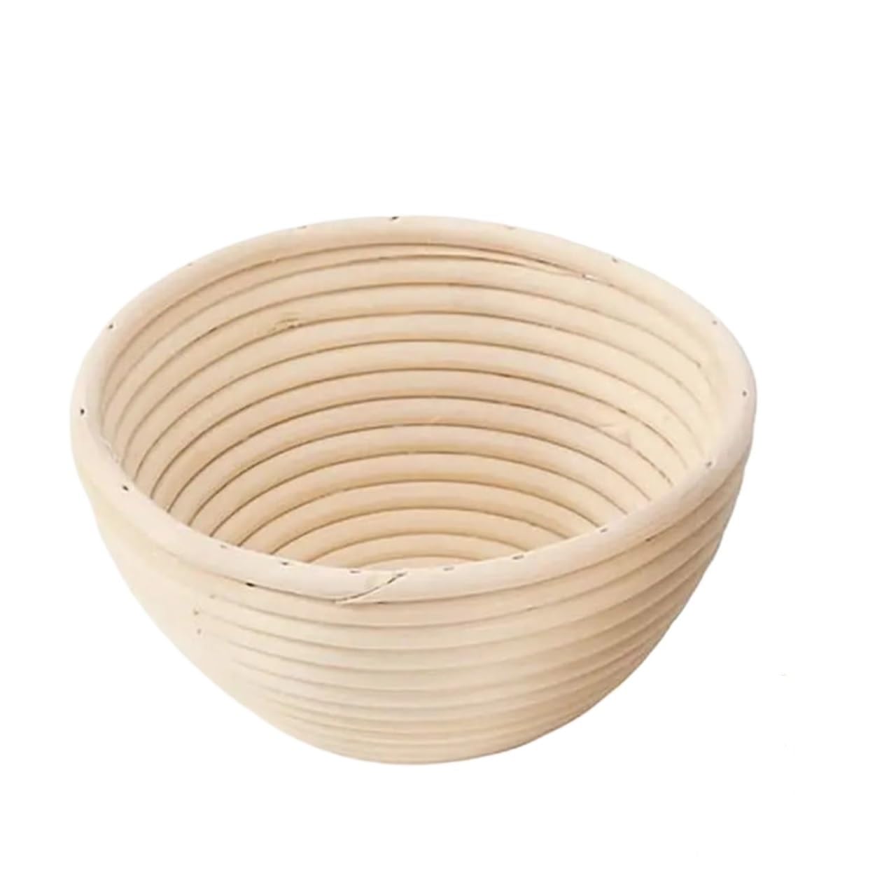 Cesta de fermentación masa, cestas a prueba pan, cesta mimbre Natural for panaderos caseros, 1 ud Para Pan