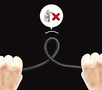 Vista 5 de Cable USB tipo C duradero de nailon trenzado de carga rápida USB-C a USB-A compatible con Apple iPad Pro, Samsung Galaxy LG, Google Pixel Nintendo