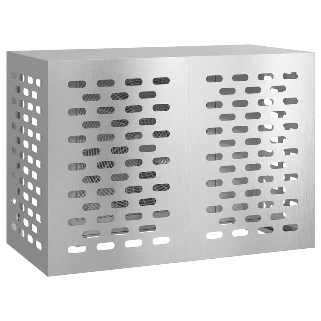 vidaXL Air Conditioner Cover Silver 100 x 50 x 70 cm Stainless Steel