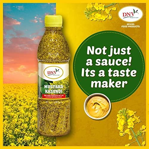 Image of DNV Natural Bengali Kasundi Mustard Sauce | Pack of 4-700 grams Each