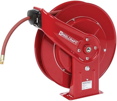 7850 OLP 1/2-Inch by 50-Feet Spring Driven Hose Reel for Air/Water