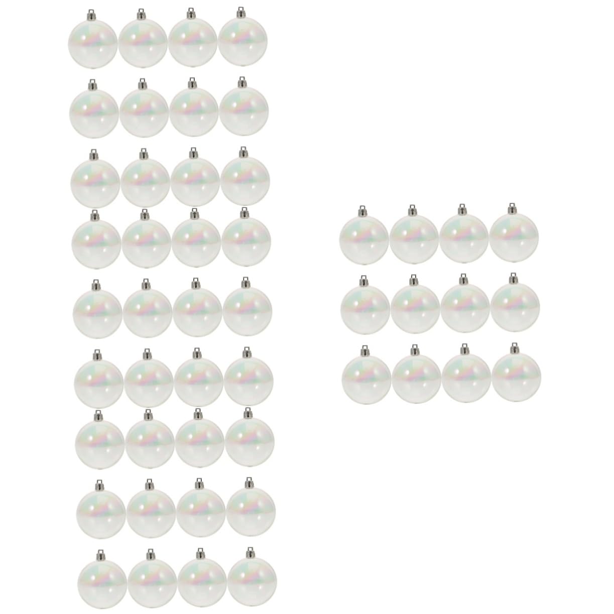 Boules de Noël incassables de 6 cm à remplir pour sécuriser votre déco