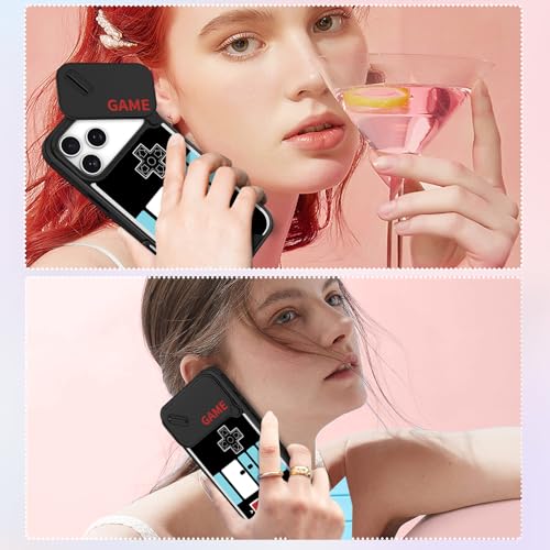 Image of Funermei for iPhone 17 Pro Max Case - Women Girls Cute Phone Cover Pretty Girly Aesthetic Black Butterfly Unique Design with Slide Camera Cover and Dual Protection Funda for iPhone 17 Pro Max Case