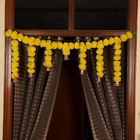 Cintas para colgar puerta de caléndula artificial TIED RIBBONS Cover