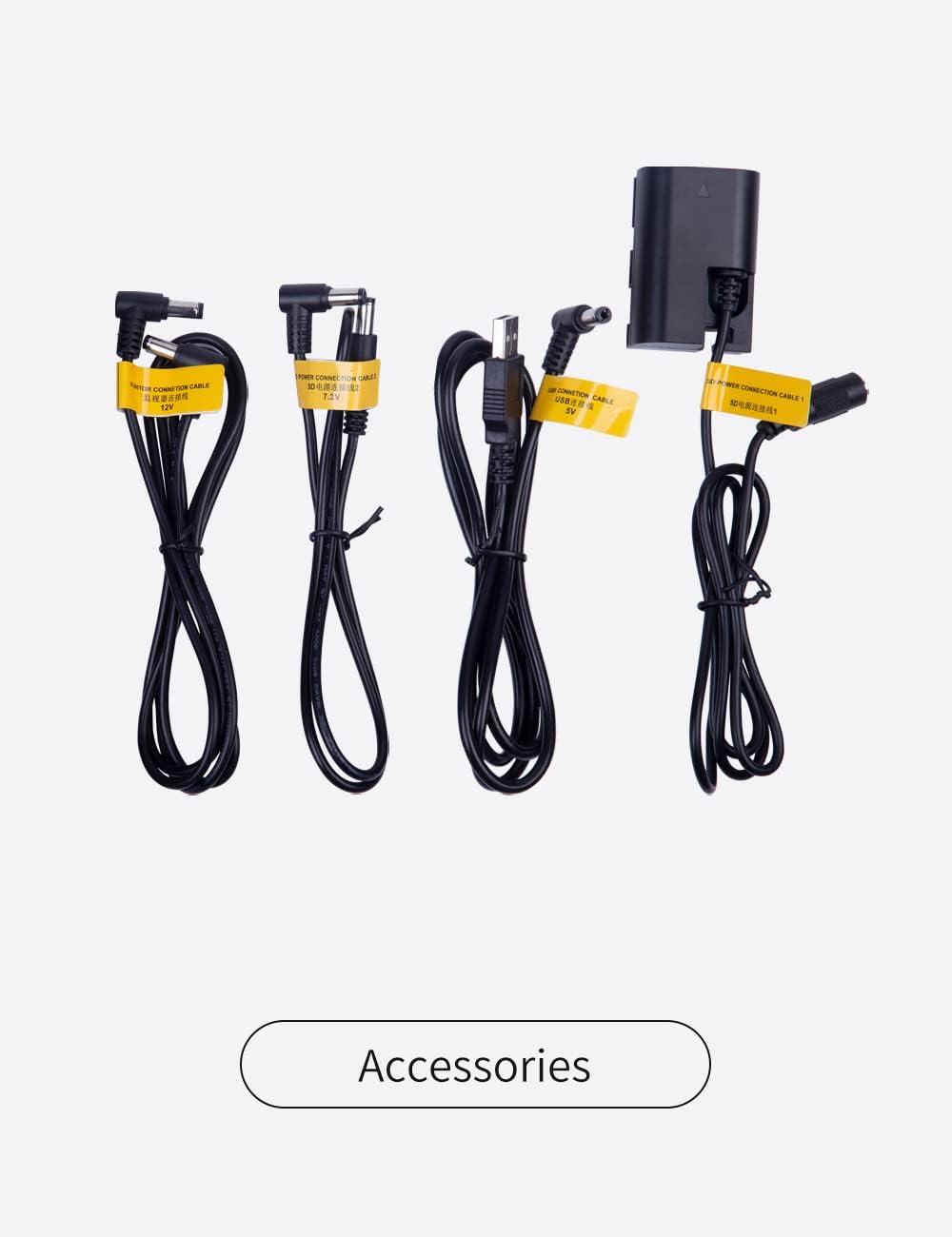 YINCHEM VFU3 V Mount/V Lock Battery Plate Adaptor with 15mm Rod Clamp 14.4V D-tap, 5V USB, 8V DC, 12VDC Outputs & LP-E6 Dummy Battery for Cannon 5D BMPCC 4K/6K DSLR RED Cameras : Electronics