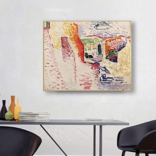 Henri Matisse Painting Sun Street Poster Prints Abstract Canvas Wall Art Matisse Gallery Artwork Wall Pictures Sala de estar Decoración para el hogar 60×80cm sin marco Cover