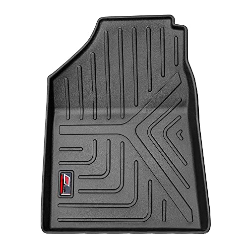Image of GFX Tpv Car Floor Mats (After-Market) Premium Life Long Foot Mats Compatible with Seltos (2019-2023) (Black)