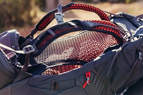 Morrales de senderismo ultraligeros femenino 55L gris miniatura 5