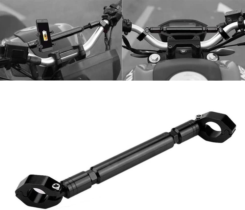Motorcycle 7/8'' 22mm Balance Bar Handle Bracket Aluminum Alloy Motobike Handlebar Accessories Black