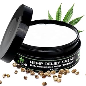 Hemp Cream For Instant Cooling Relief – Made From Organic Hemp Seeds Oil – High Strength Lotion For Women & Men By Alter…